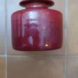 Vase Zaalberg Holland vintage 1960 red