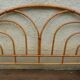 Headboard in rattan and bamboo beige color -Excellent condition