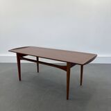 Teak Coffee Table by Tove and Edvard Kindt-Larsen for France & Son, Denmark, 1960s