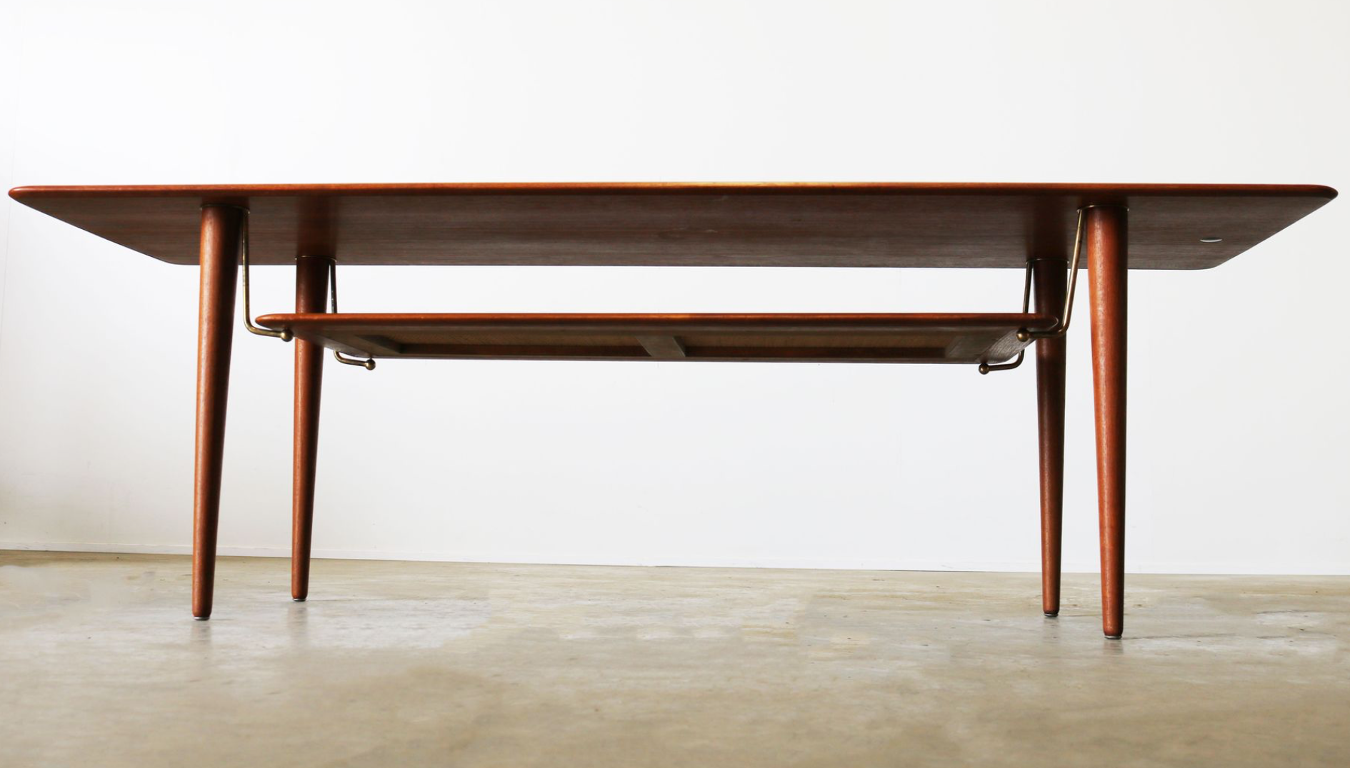Teak FD 516 coffee table by Peter Hvidt - Orla M.Lgaard Nielsen for France - Son 1956