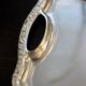 Vintage rectangular stainless steel tray - Molded edge