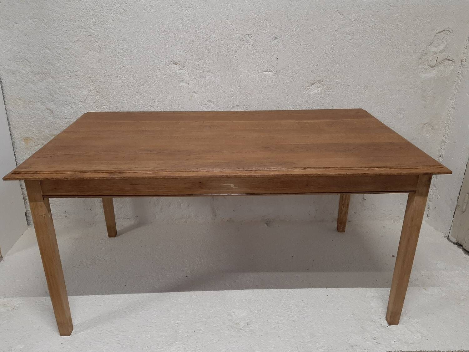 Solid oak farm table