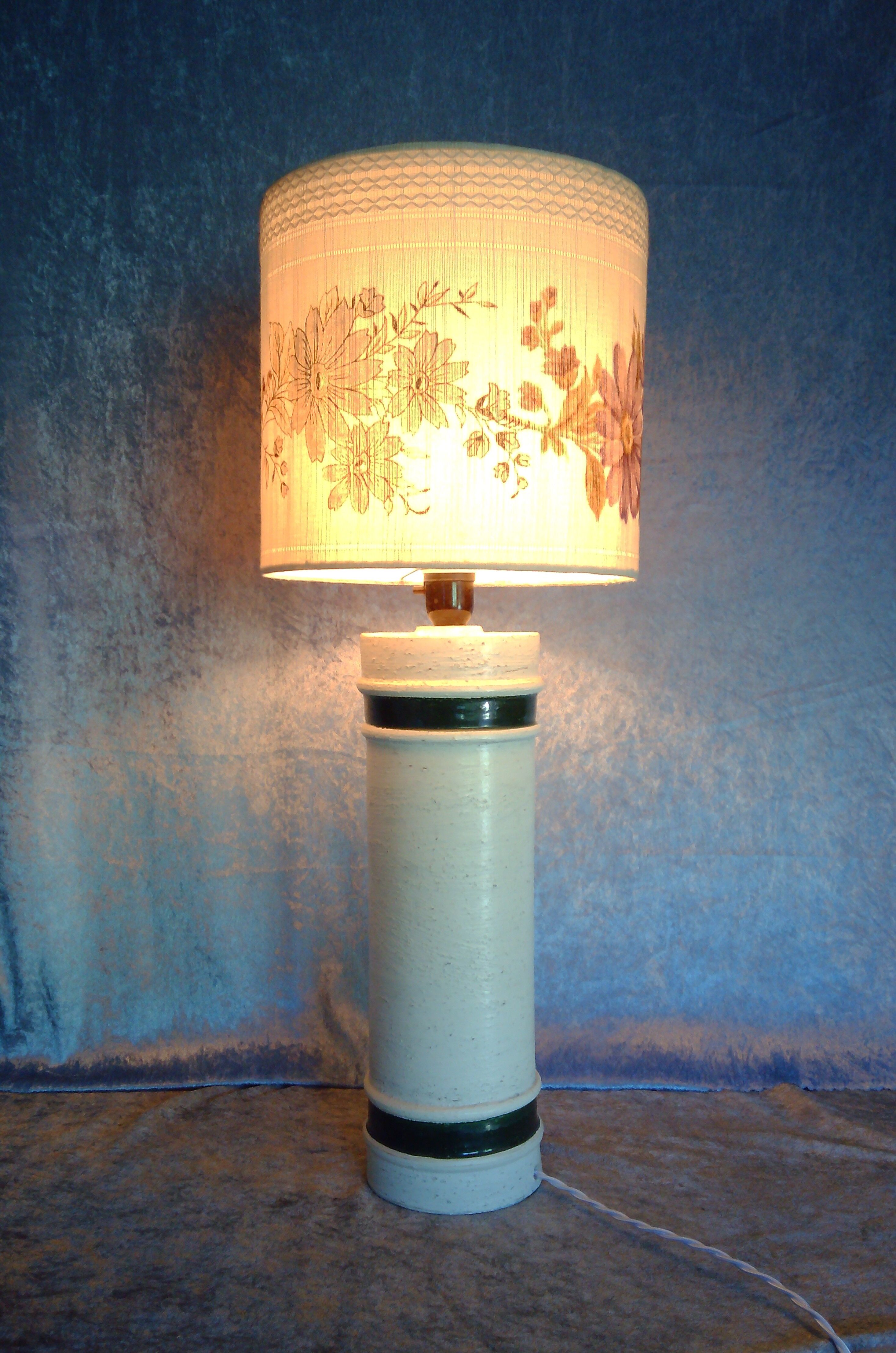 Bergbom B-059 lamp, Bitossi ceramic base 1970