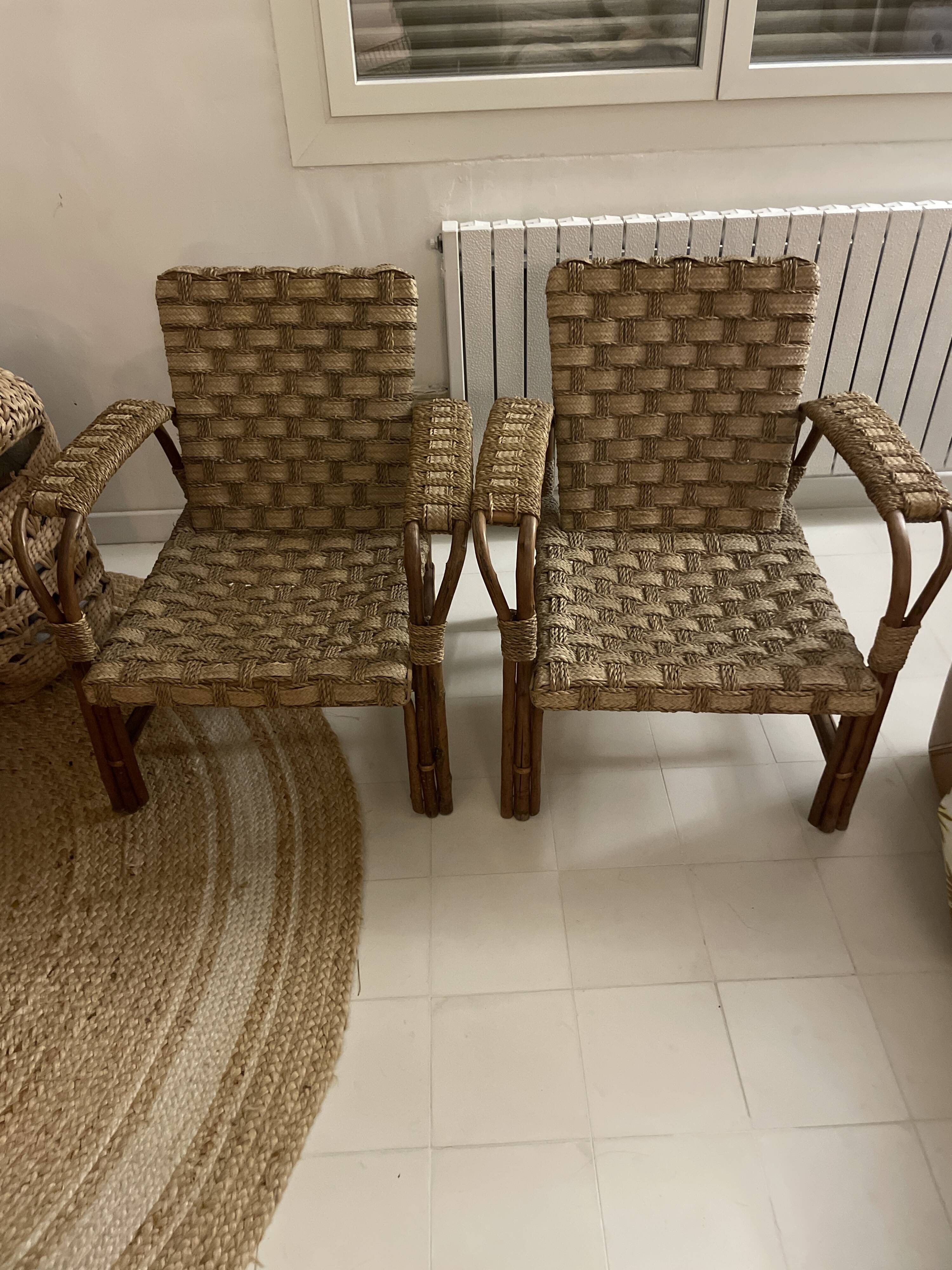 Fauteuils style Audoux Minet