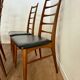 Set of 6 Scandinavian Teak Chairs by Niels Koefoeds, 1960s