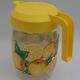 Carafe en verre citrons vintage