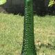 Grande bouteille verte Génie Empoli en verre bullé, Italie 1960s