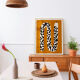 Pop-up Noël 22 - Affiche murale serpent motif végétal 30cm*40cm