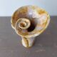 Rolled ceramic vase