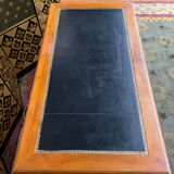 Desk full of Louis XVI style black leather