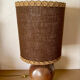 Vintage stoneware lamp