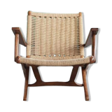 Scandinavian vintage folding armchair