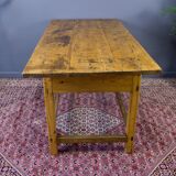 Table à manger vintage en pin baltique rustique, années 1930