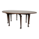 Antique English drop-leaf dining table – Victorian – 8 legs – oval shape – seats 8