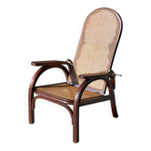 Fauteuil Morris réglable n° 6392 par Otto Prutscher pour Thonet Autriche 1905