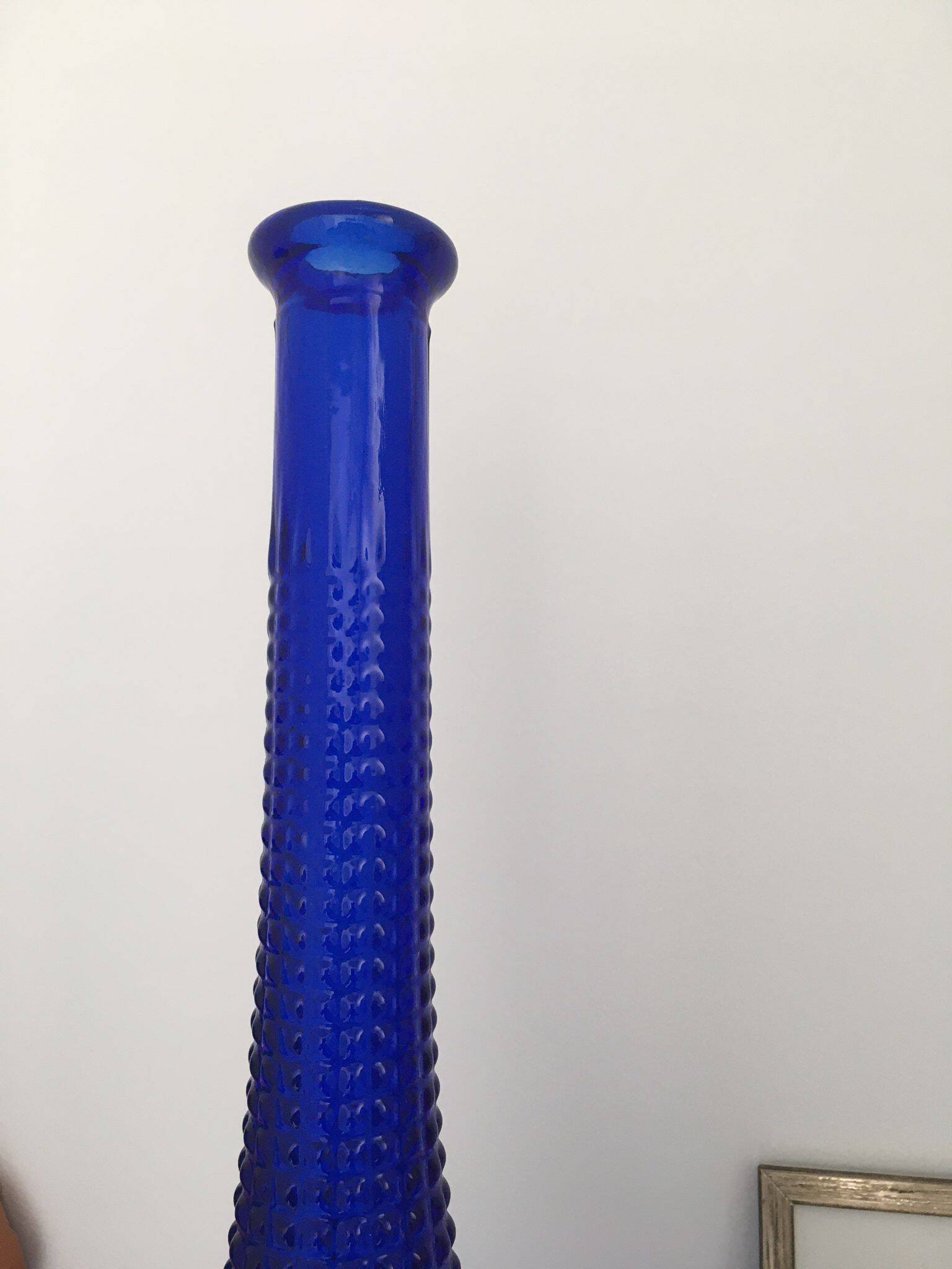 Cobalt blue carafe