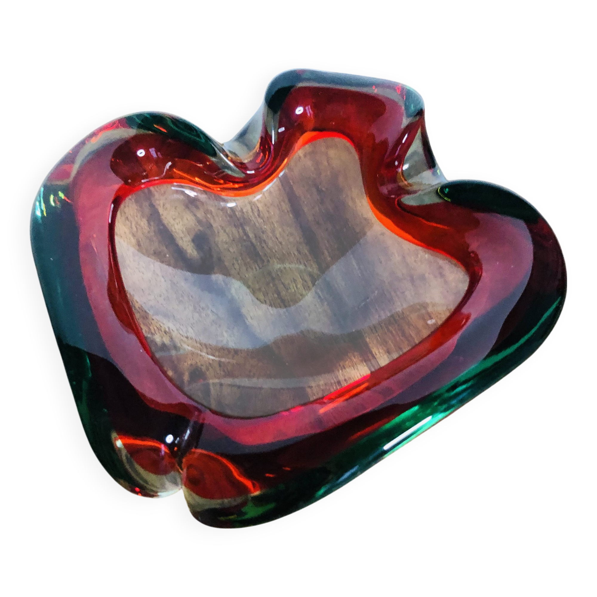 Murano pocket emptier attributed to Barovier&Toso Italy 1940