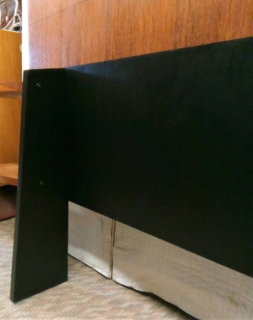 Vintage headboard 50s with shelves