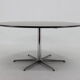 Arne Jacobsen Round Palisander Dining Table for Fritz Hansen, Denmark, 1980