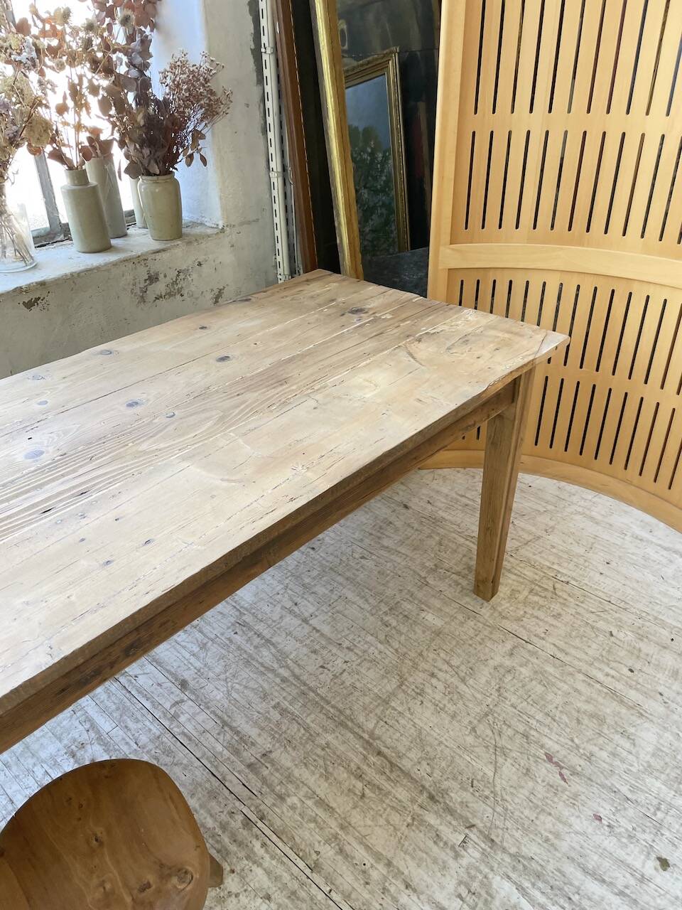 4m XXL pine and oak farmhouse table