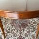 Table en bois ovale 6/8 personnes et 4 chaises art déco