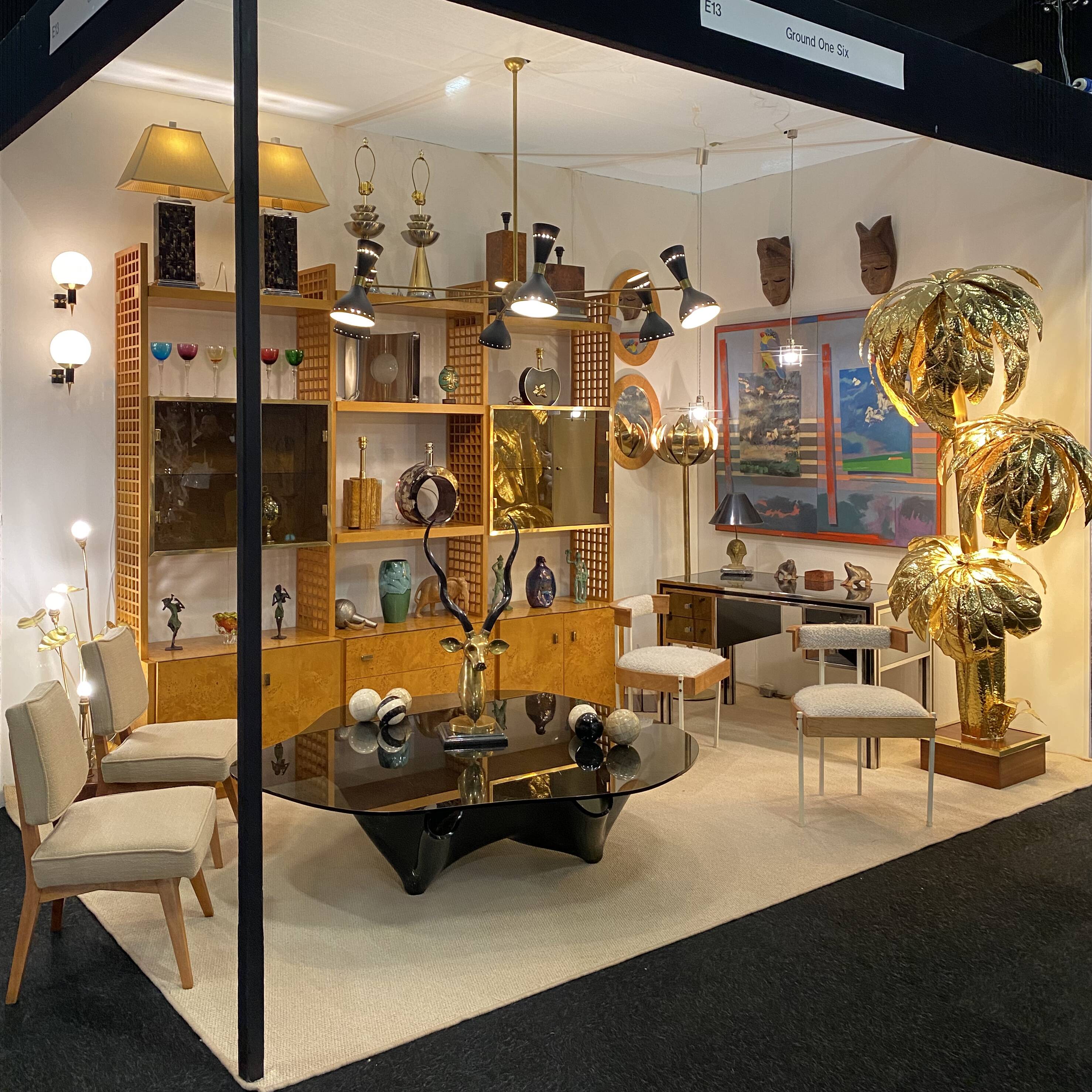 Maison Arlus Manner Wall Lights vintage retro sconces Brass Glass