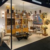 Maison Arlus Manner Wall Lights vintage retro sconces Brass Glass