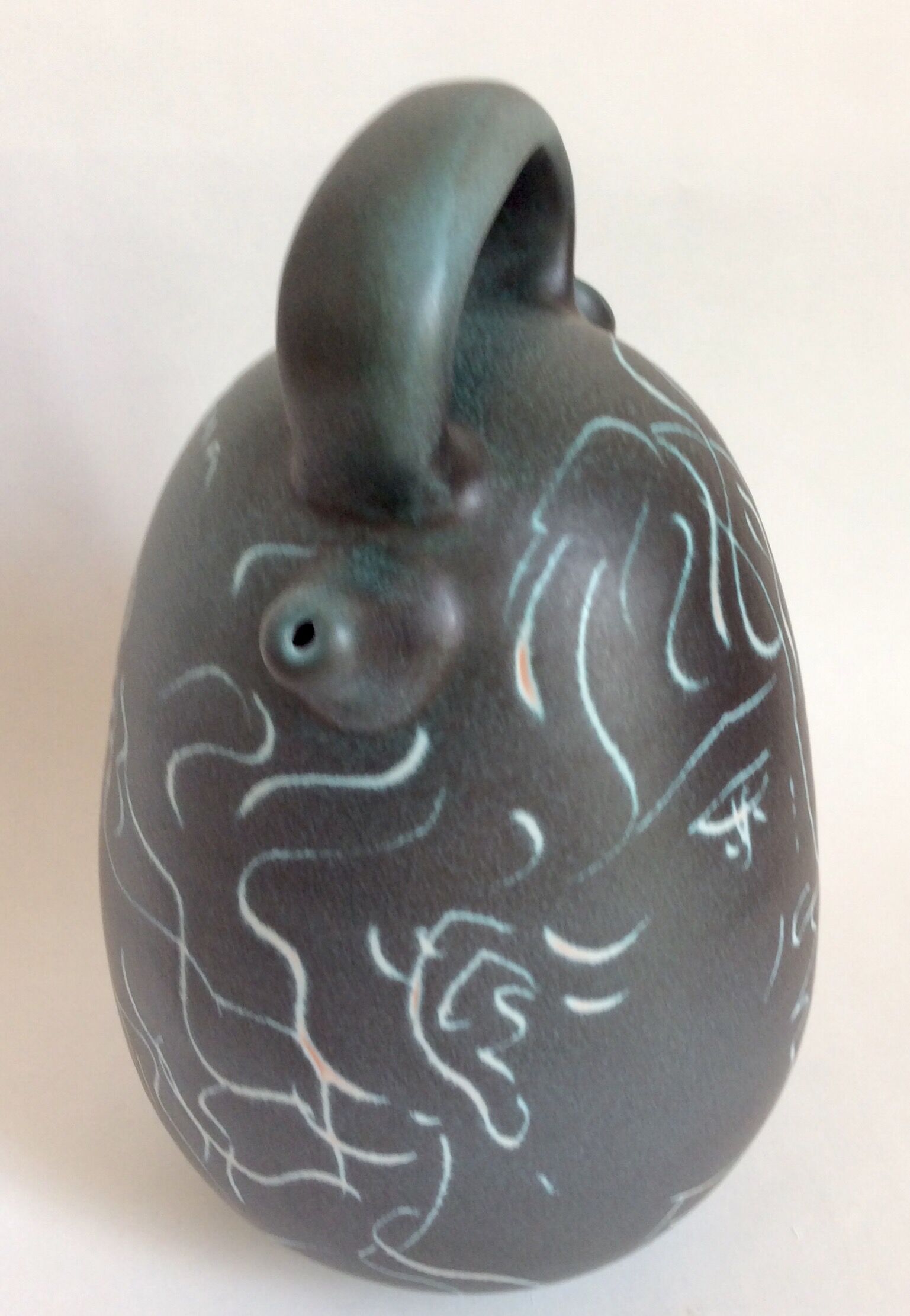 Ceramic jug by J. Serra, Spain 70s