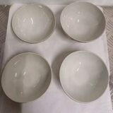 Vintage faceted bowls