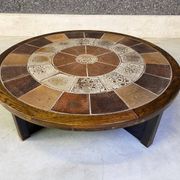 Danish coffee table by Tue Poulsen for Haslev Mobelsnedkeri, 1960s