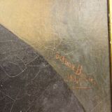 Oil on canvas, Woman with a white headdress dated 1840