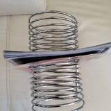 Vintage design spring magazine holder