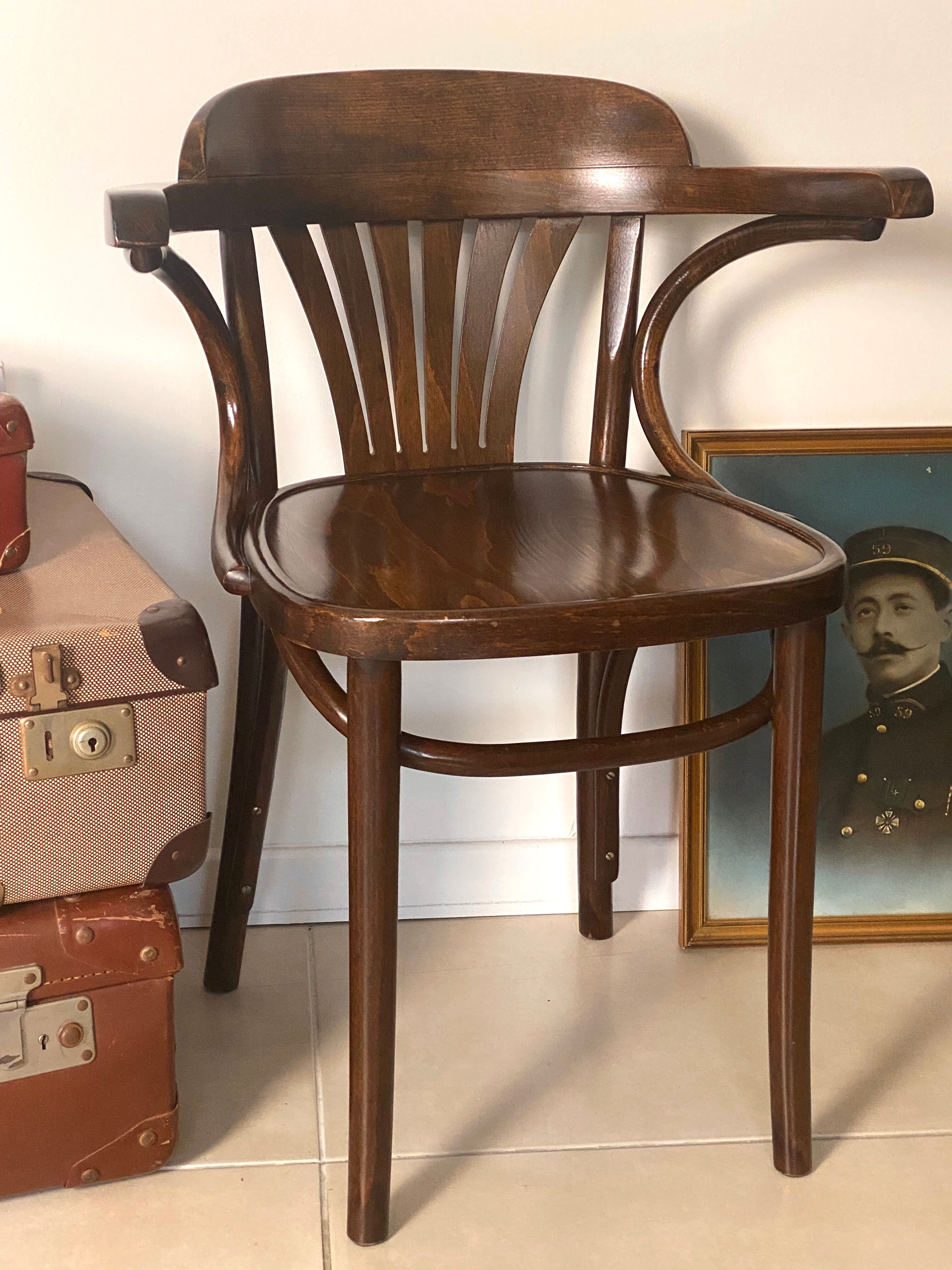 Fauteuil bistrot vintage