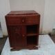 Art deco bedside table top marble door on the left