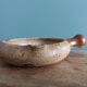 Caquelon signed Jean-Pierre Prud'homme in Puisaye stoneware