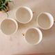 Set of 4 beige cups Villeroy and Boch, vintage