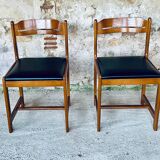Pair of Scandinavian chairs, vintage circa 1970's