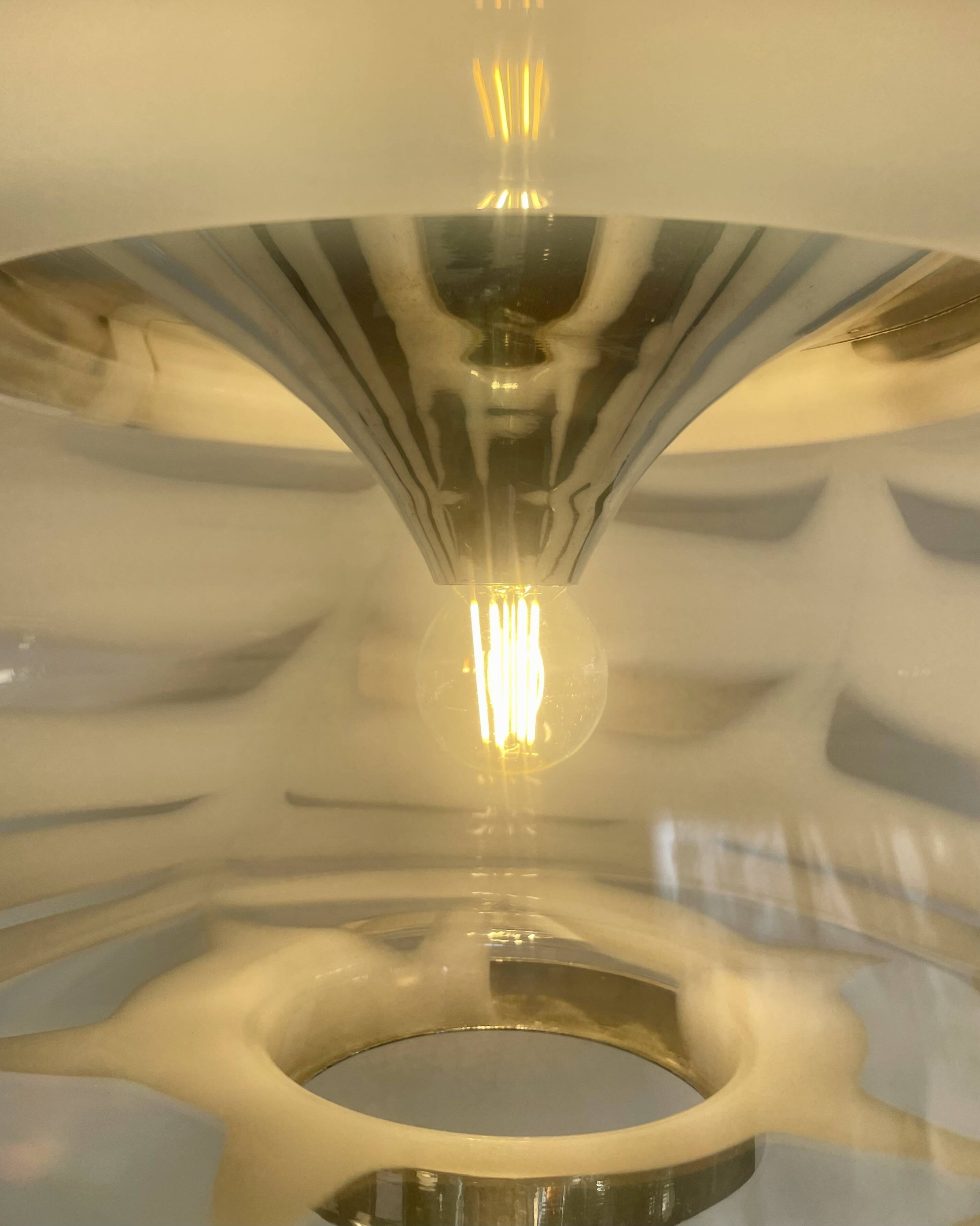 Suspension Space-Age Murano, Italie, 1970s