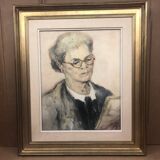 Autoportrait à l’aquarelle par Renée Prinz