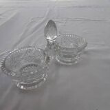 Old salt and pepper shaker signed portieux