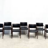 7 dining chairs attr. to Niels Moller