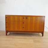 Mid-Century Andre Monpoix 1967 Teak Sideboard