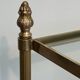 Pair of brass side tables attributed to Maison Jansen