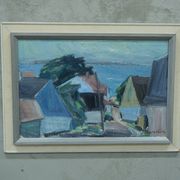 Carl Berndtsson, Swedish Modern Painting, 1960s, Oil on Canvas, Framed
