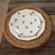 Lot de 6 sous-assiettes en rotin