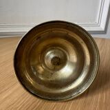 Ancien bougeoir à tirette en laiton