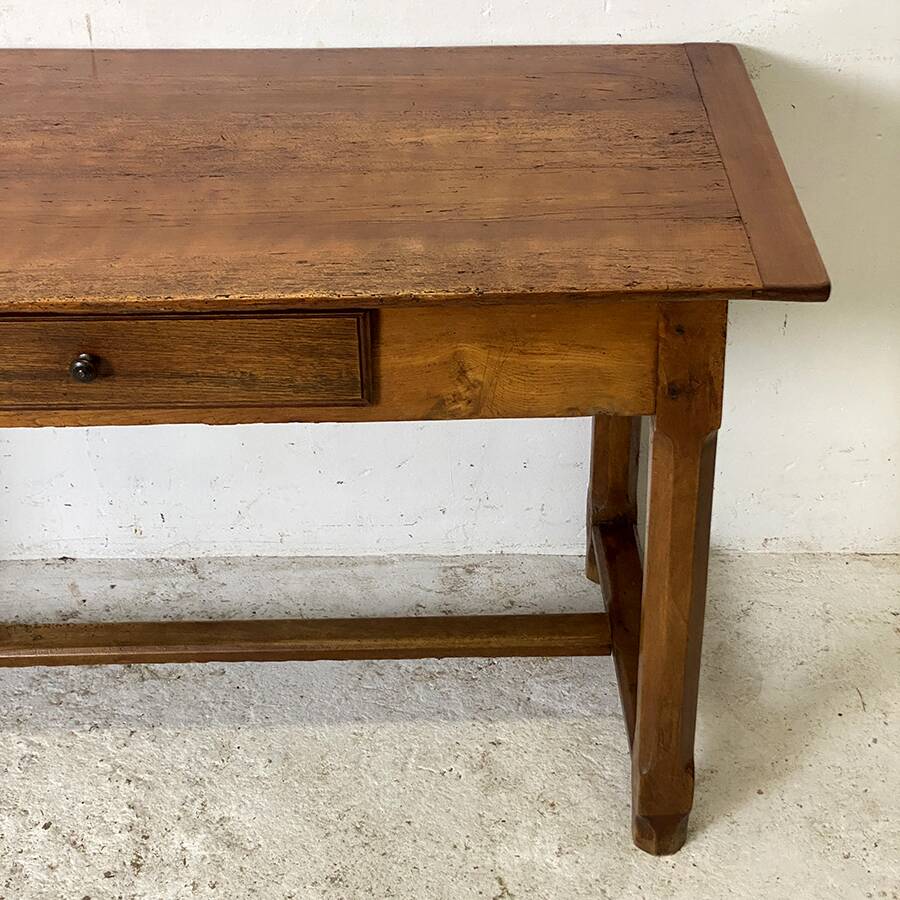 Solid wood farm table
