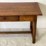 Solid wood farm table