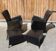 Pair of armchairs with footstool montis, 1980s