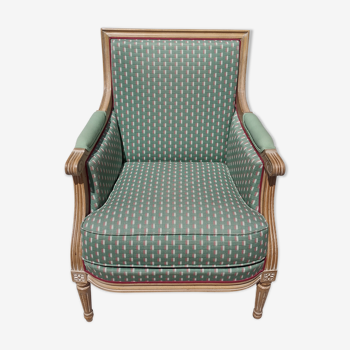 Bergère style Louis XVI verte